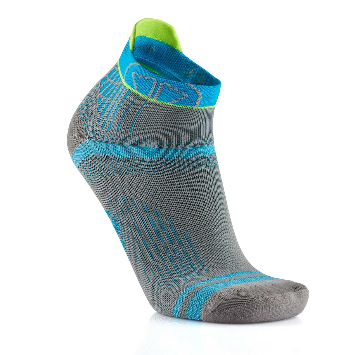 sidas-run-feel-set-2-paia-calze-running-grigio-turchese image 5