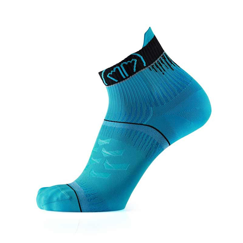 sidas-run-ultra-calzini-running-nero-turchese image 3