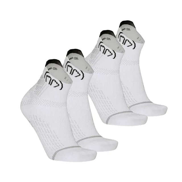 sidas-set-2-paia-run-anatomic-ankle-bianco-calze-running-ultra-sottili-con-suppo image 1