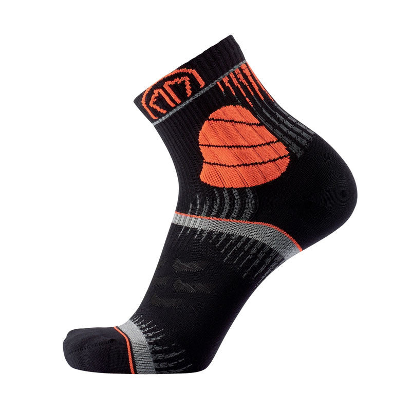 sidas-trail-ultra-calzini-trail-running-nero-arancio-ultra-fit image 3