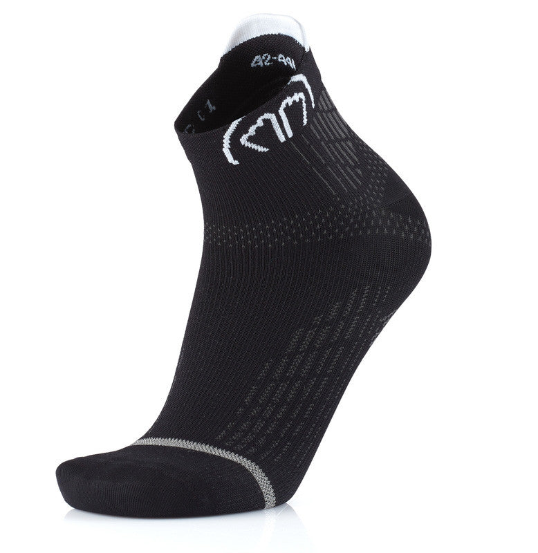 sidas-run-anatomic-ankle-calze-running-tecniche-nere-grip-antiscivolo image 1