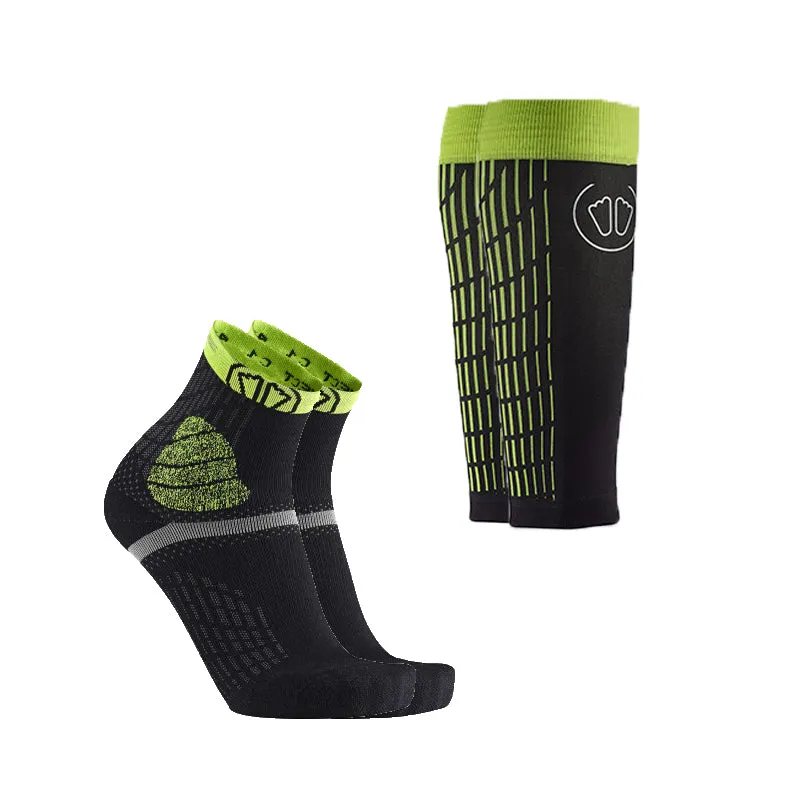 sidas-trail-protect-calze-manicotti-ultralight-run-giallo-nero image 1