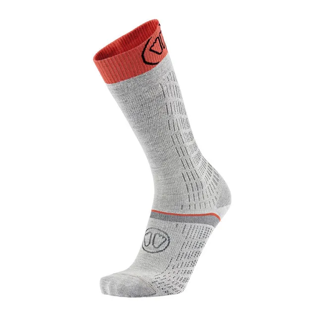 calze-da-sci-sidas-ski-merino-performance-donna-grigio-corallo-calza-tecnica-200 image 1