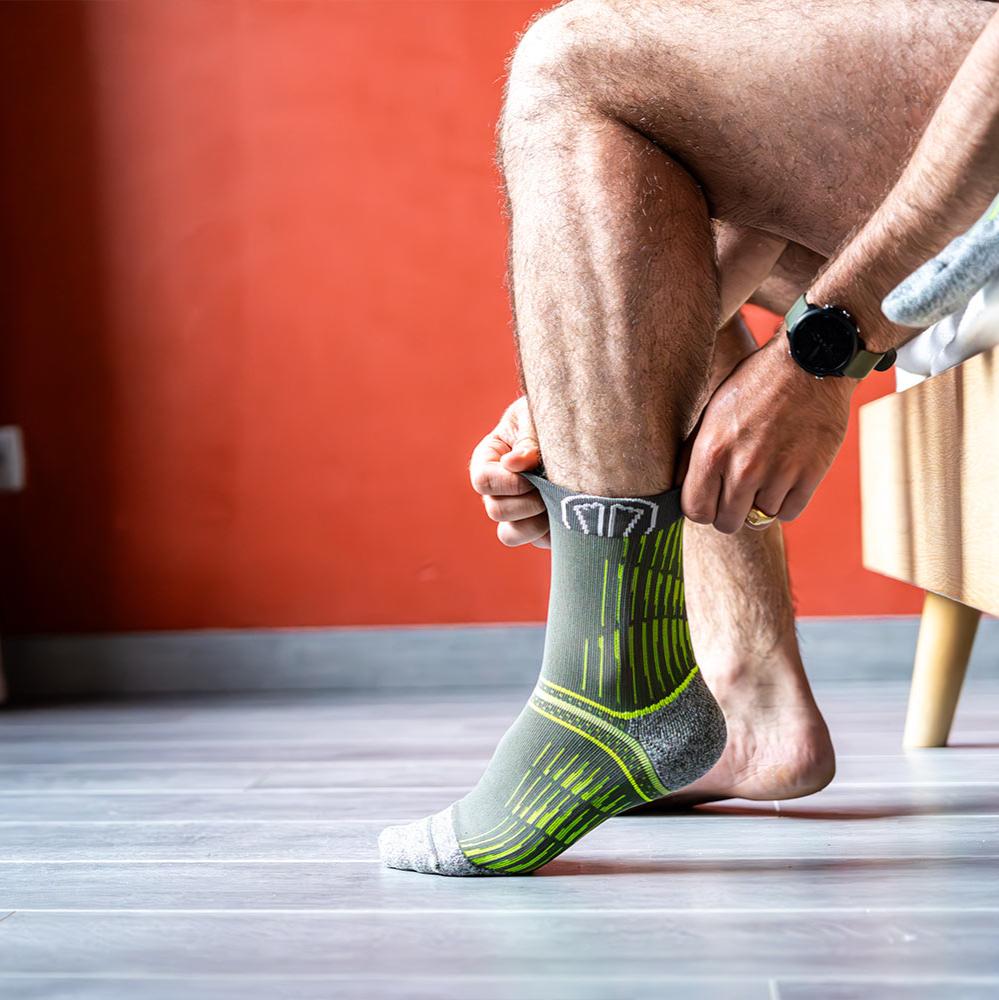 sidas-run-anatomic-comfort-calze-running-verde-giallo image 6