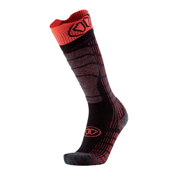 sidas-ski-comfort-calzini-da-sci-anatomici-nero-arancione image 1