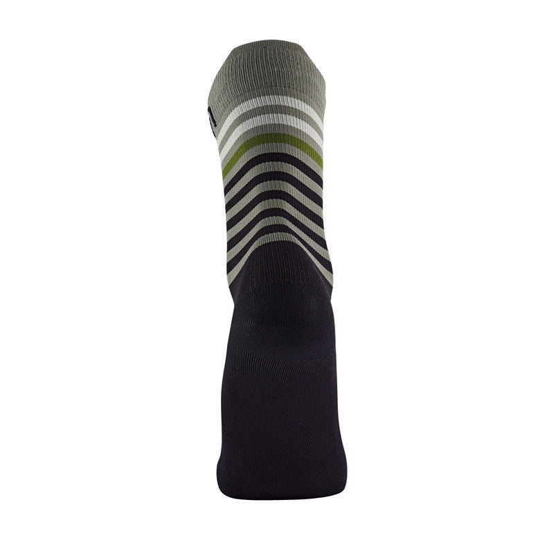 sidas-run-anatomic-light-crew-calzini-running-nero-grigio-scuro-collo-alto-mesh- image 4