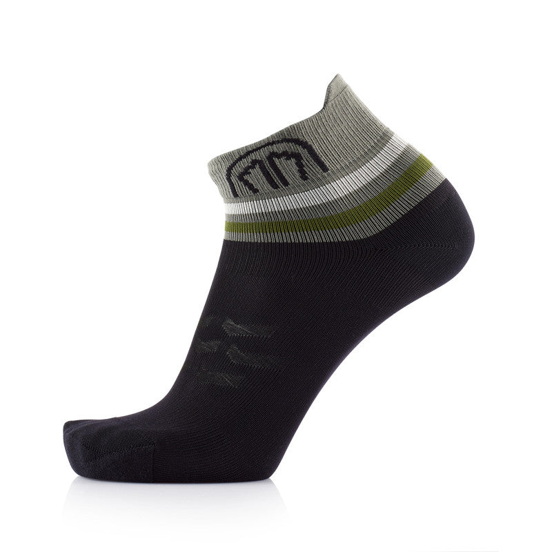 sidas-run-anatomic-light-ankle-calze-running-nere-grigio-scuro image 3