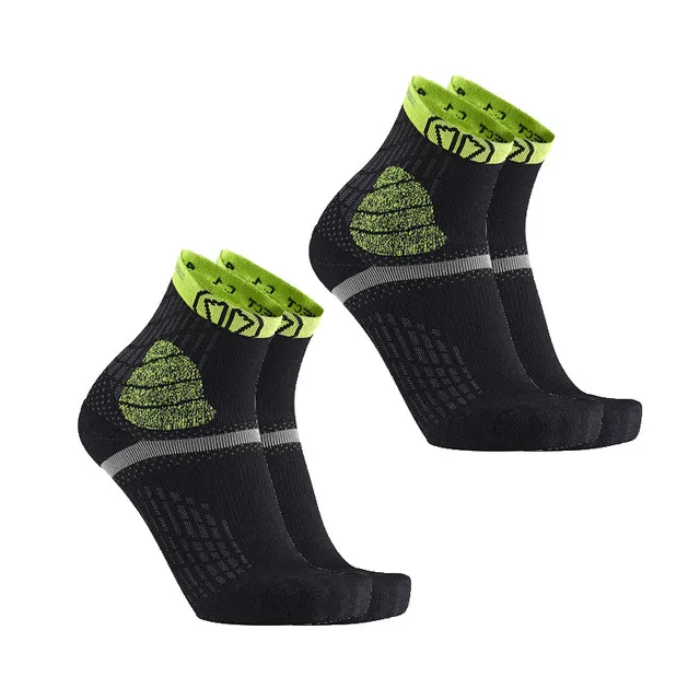 sidas-trail-protect-set-2-paia-calze-trail-running-nero-giallo-con-protezione-av image 1