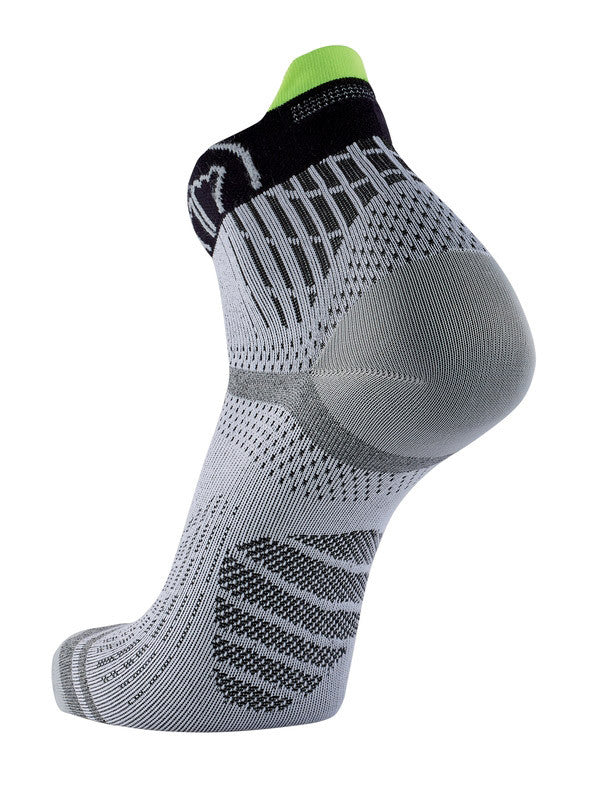 set-2-paia-calze-da-running-sidas-run-feel-grigio-nero-calze-tecniche-sottili-co image 3