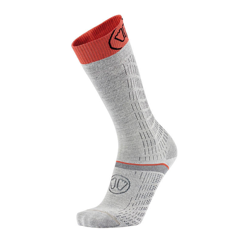 calze-da-sci-sidas-ski-merino-performance-donna-grigio-corallo-calza-tecnica-200 image 1