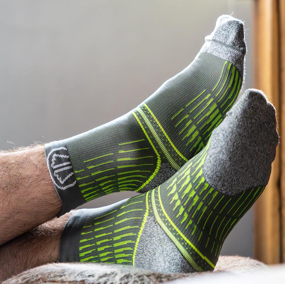 sidas-run-anatomic-comfort-calze-running-verde-giallo image 2