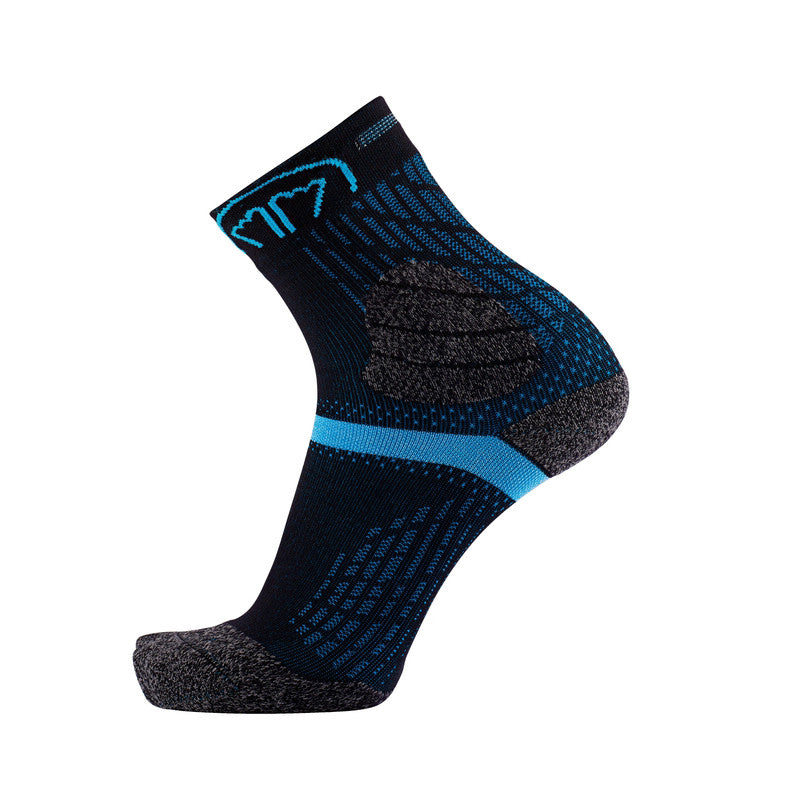 sidas-trail-double-calze-da-trail-running-nero-turchese-doppio-strato-antivescic image 3