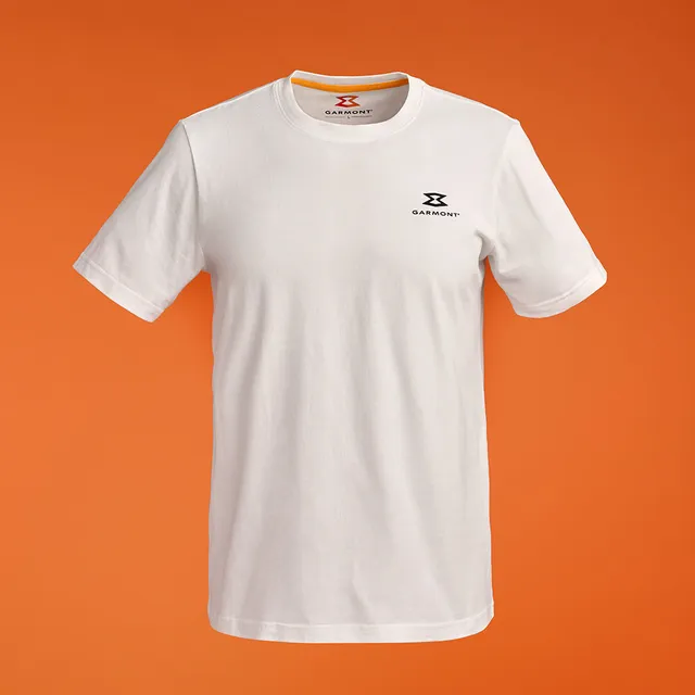 garmont-peak-t-shirt-unisex-bianca-in-cotone-per-escursioni image 1