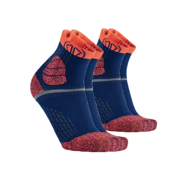 sidas-trail-protect-set-2-paia-calze-trail-running-blu-arancione-con-protezione- image 1