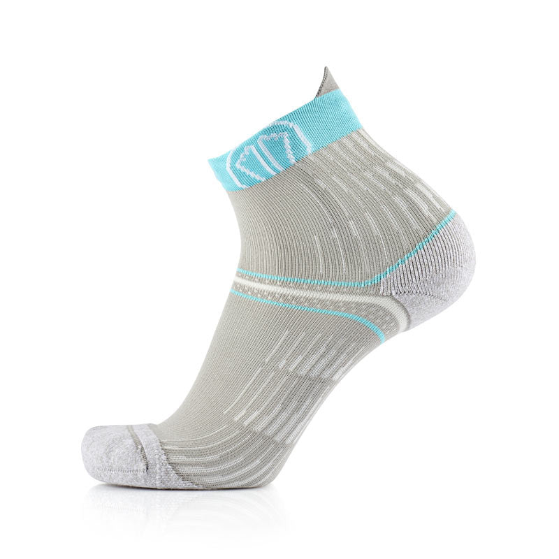 sidas-run-anatomic-comfort-donna-calze-da-running-grigio-turchese image 3