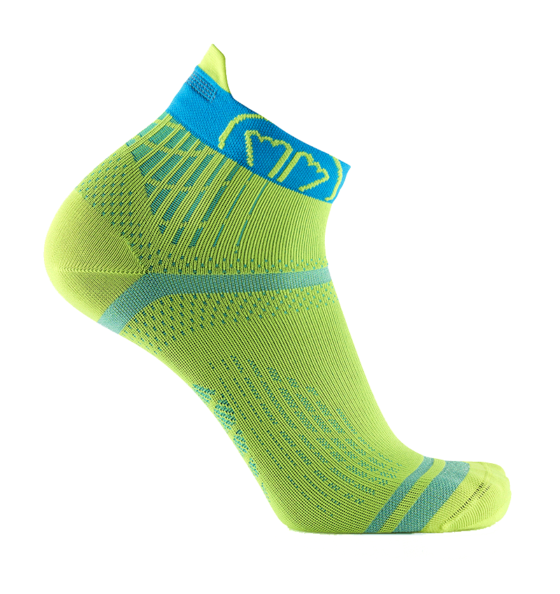 sidas-run-feel-calze-running-giallo-turchese-2-paia image 4