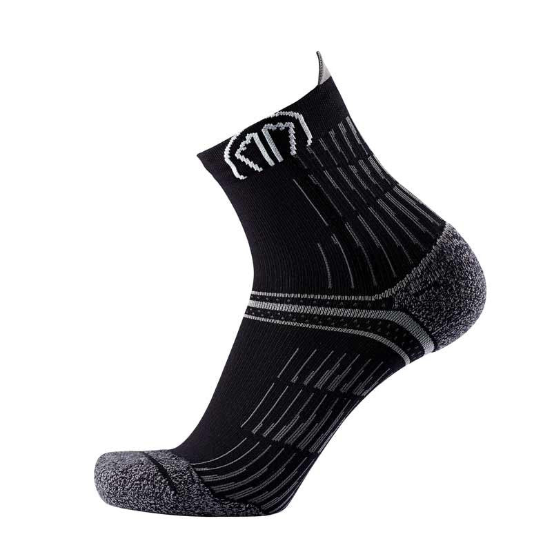 sidas-run-anatomic-comfort-calzini-running-nero-grigio-costruzione-anatomica-e-g image 3