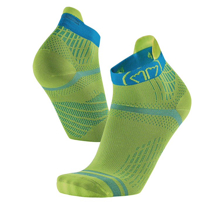 sidas-run-feel-calze-running-giallo-turchese-2-paia image 2