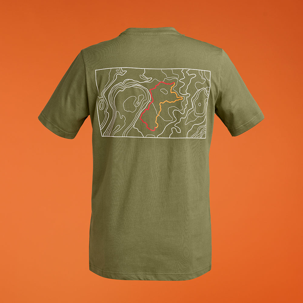 garmont-trail-t-shirt-unisex-verde-in-cotone-per-escursioni-in-montagna image 2