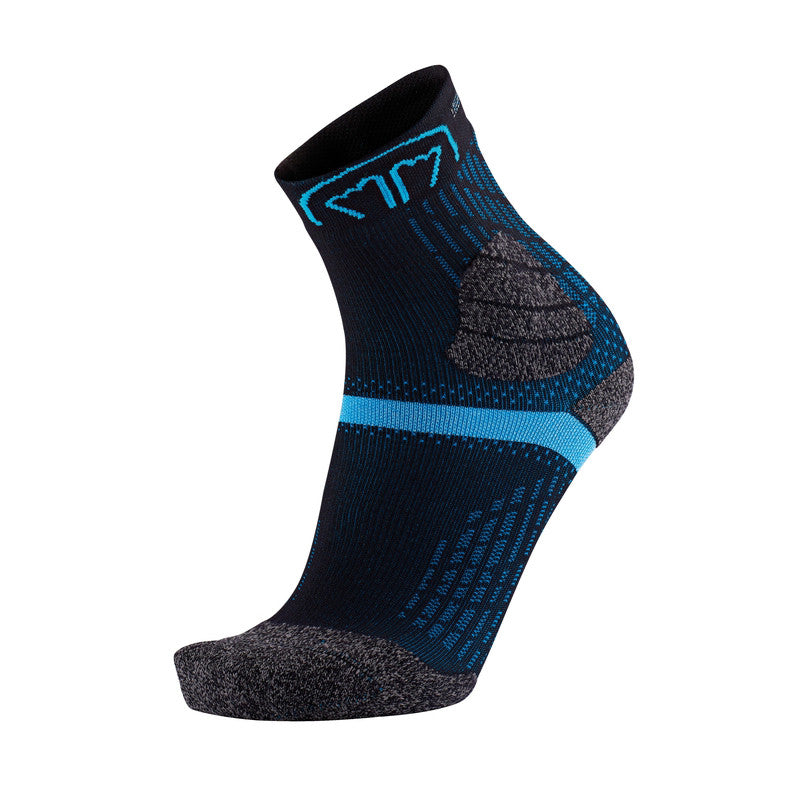 sidas-trail-double-calze-da-trail-running-nero-turchese-doppio-strato-antivescic image 1