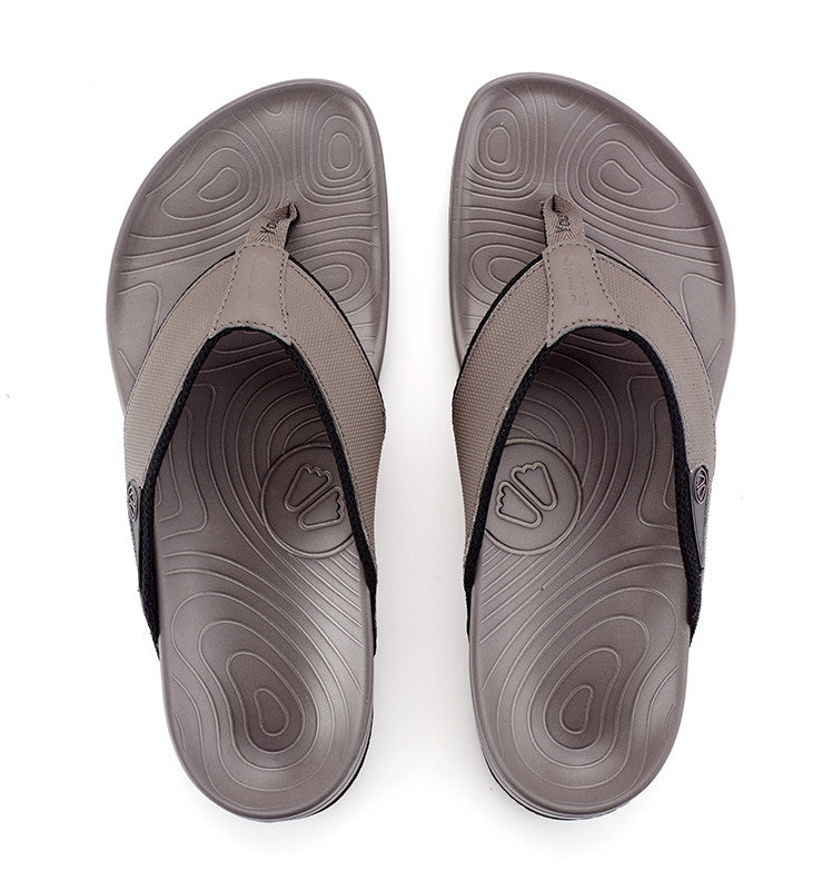 sidas-3d-lounge-taupe-infradito-anatomici-da-uomo-per-recupero-e-uso-quotidiano image 5