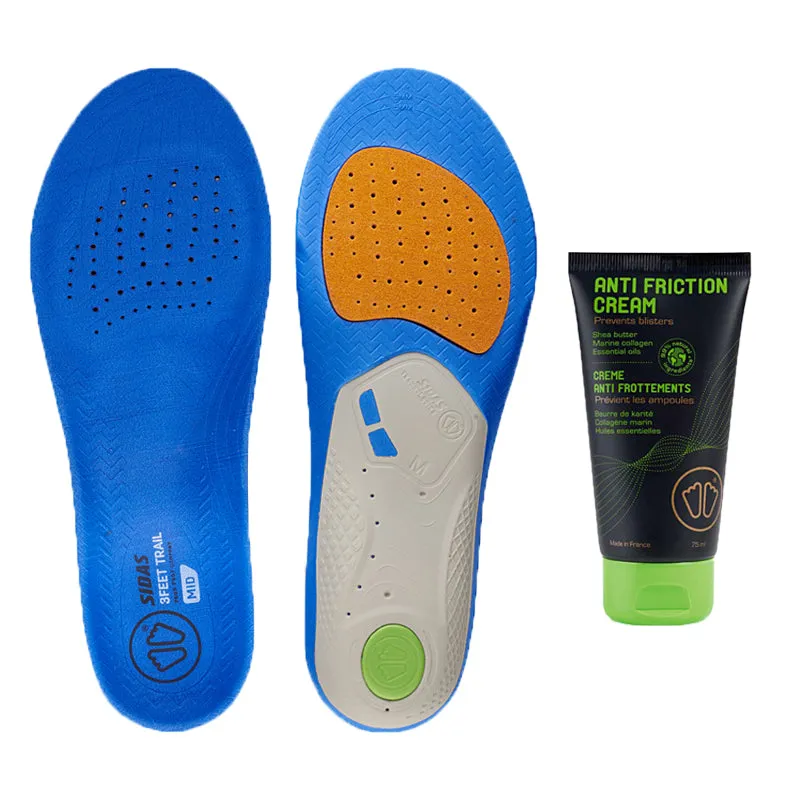 sidas-3feet-trail-mid-plantari-per-trail-running-crema-anti-sfregamento image 1