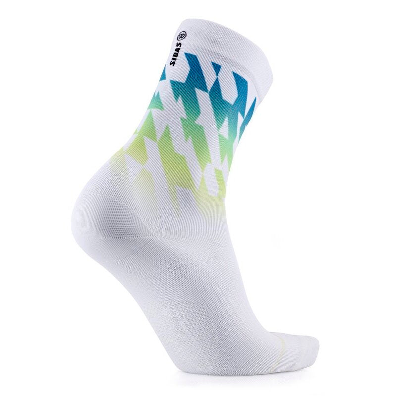 sidas-run-colors-geo-calze-trail-running-verdi-blu image 3