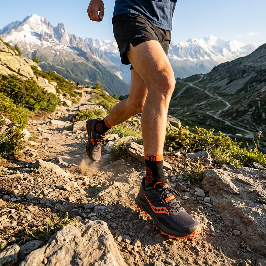 sidas-trail-protect-black-orange-set-2-paia-calze-trail-running image 2