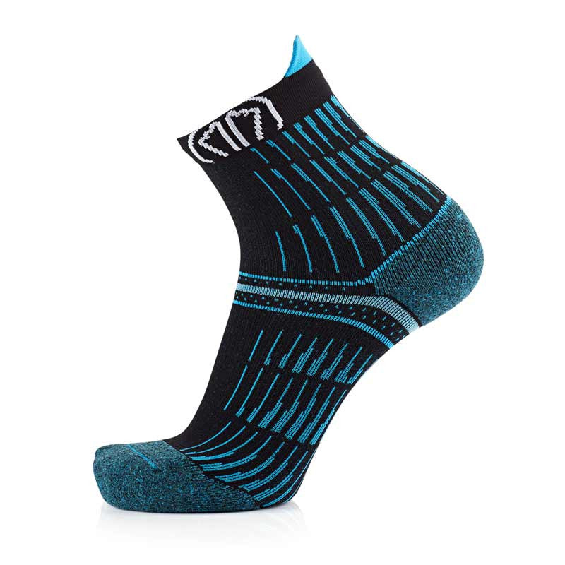 sidas-run-anatomic-comfort-calze-da-running-nero-blu image 2