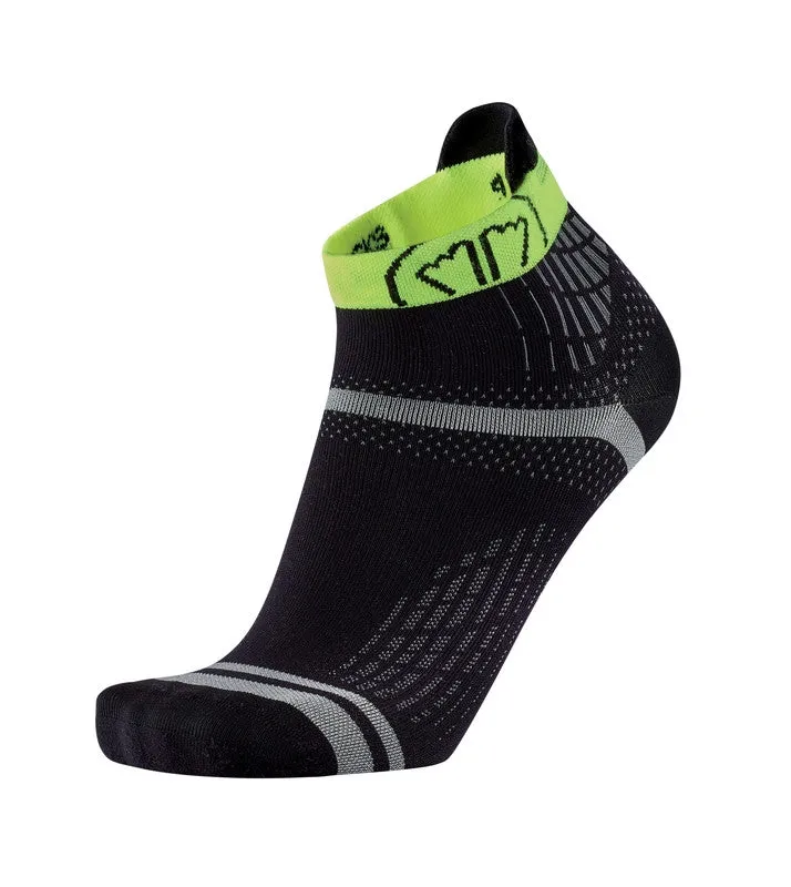 sidas-run-feel-calzini-tecnici-running-nero-giallo image 1