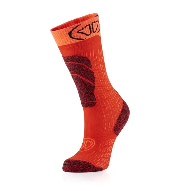 sidas-ski-merino-junior-calze-sci-bambino-in-lana-merino-rossa-oro image 1