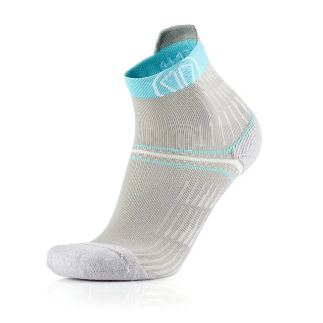 sidas-run-anatomic-comfort-donna-calze-da-running-grigio-turchese image 1