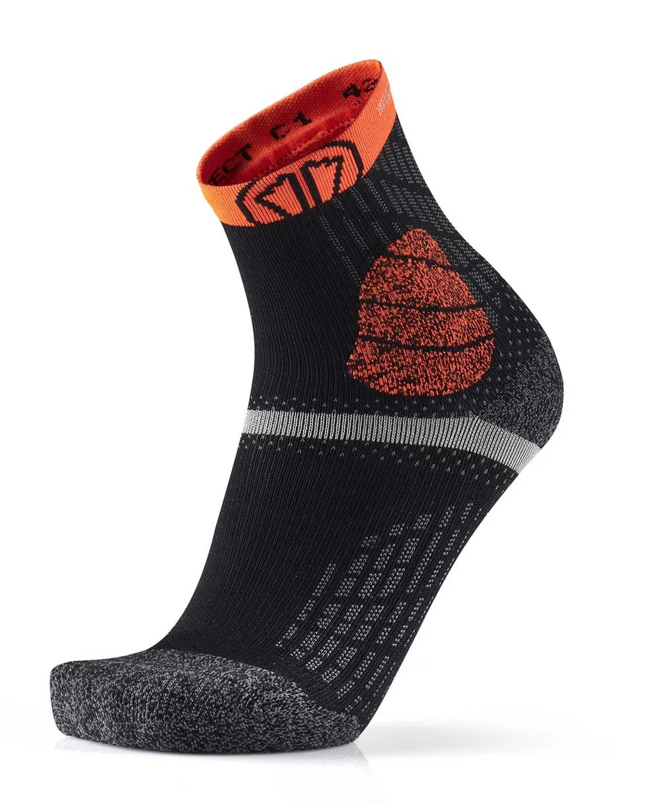 sidas-trail-protect-black-orange-calze-trail-running image 1