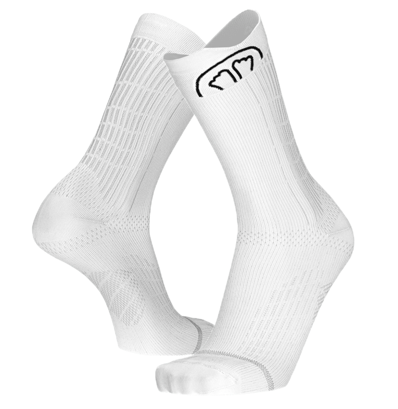 sidas-run-anatomic-crew-calze-tecniche-da-running-bianche-a-taglio-alto image 7