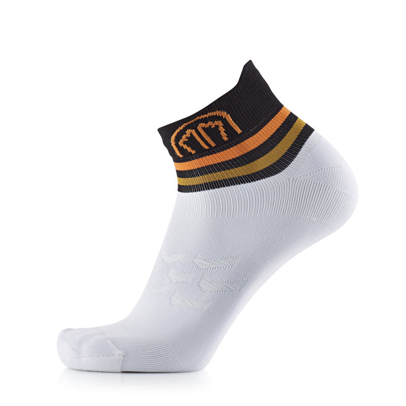 sidas-run-anatomic-light-ankle-calzini-running-bianco-nero image 3