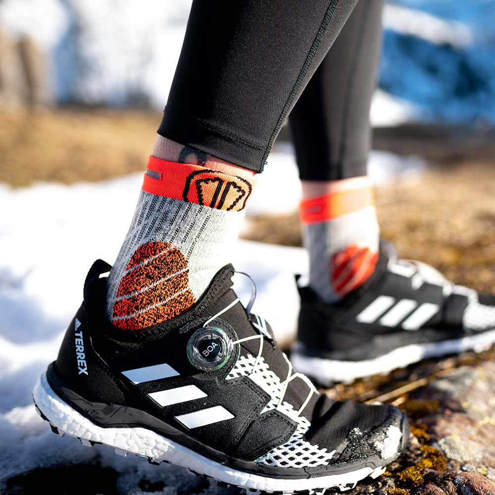 sidas-winter-trail-protect-calze-da-trail-running-unisex-bianco-arancio-taglia-s image 2