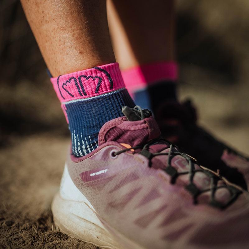 sidas-run-ultra-calze-running-blu-rosa image 6