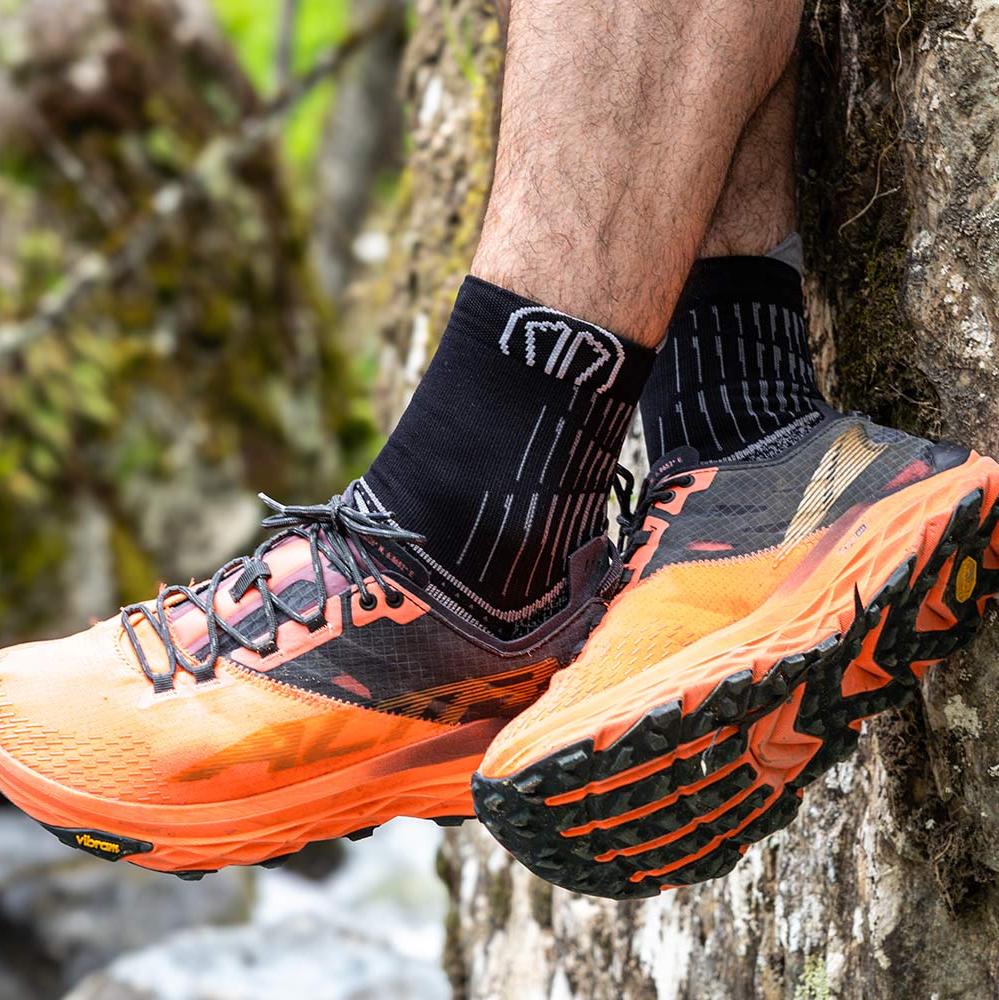 sidas-run-anatomic-comfort-calzini-running-nero-grigio-costruzione-anatomica-e-g image 2