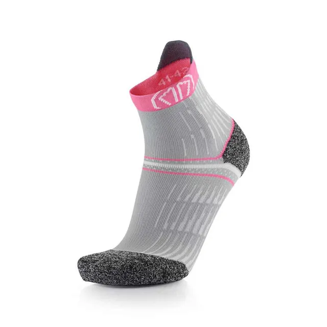 sidas-run-anatomic-comfort-donna-calze-running-grigio-rosa image 1