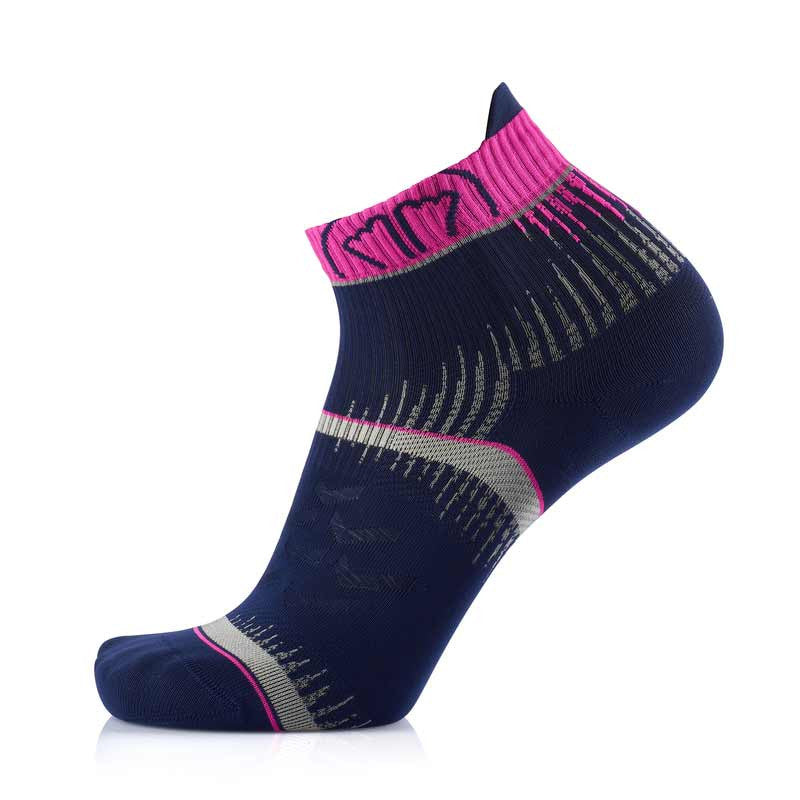 sidas-run-ultra-calze-running-blu-rosa image 3