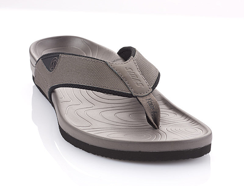 sidas-3d-lounge-taupe-infradito-anatomici-da-uomo-per-recupero-e-uso-quotidiano image 2