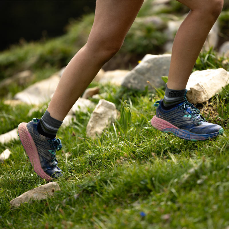 sidas-run-anatomic-light-ankle-calze-running-nere-grigio-scuro image 2