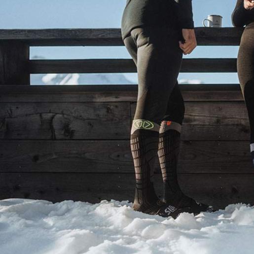 sidas-ski-comfort-calze-da-sci-anatomiche-nero-grigio-in-merino-riciclato image 2