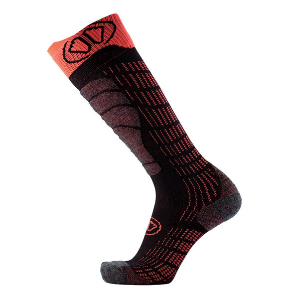 sidas-ski-comfort-calzini-da-sci-anatomici-nero-arancione image 3
