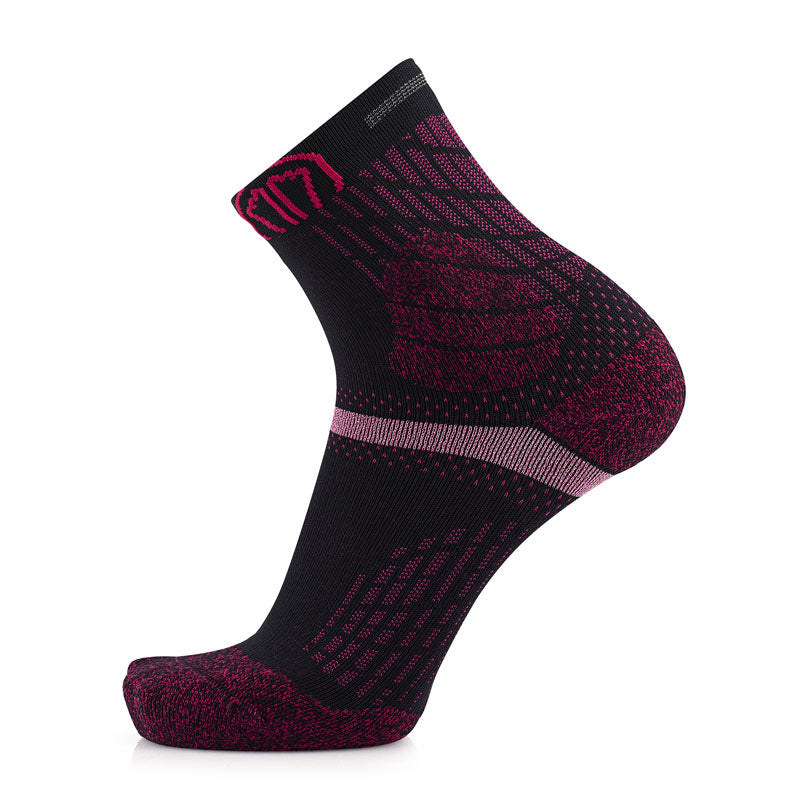 calze-da-trail-running-sidas-trail-protect-nero-rosa-rinforzi-su-caviglia-tallon image 2