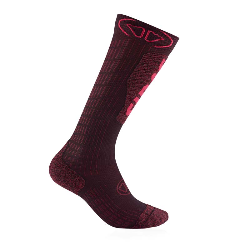 calze-da-sci-sidas-ski-expert-donna-bordeaux-98-fibre-riciclate-supporto-anatomi image 3