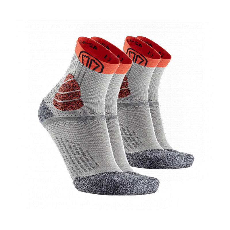 sidas-winter-trail-protect-set-2-paia-calze-trail-running-bianco-arancio-taglie- image 1
