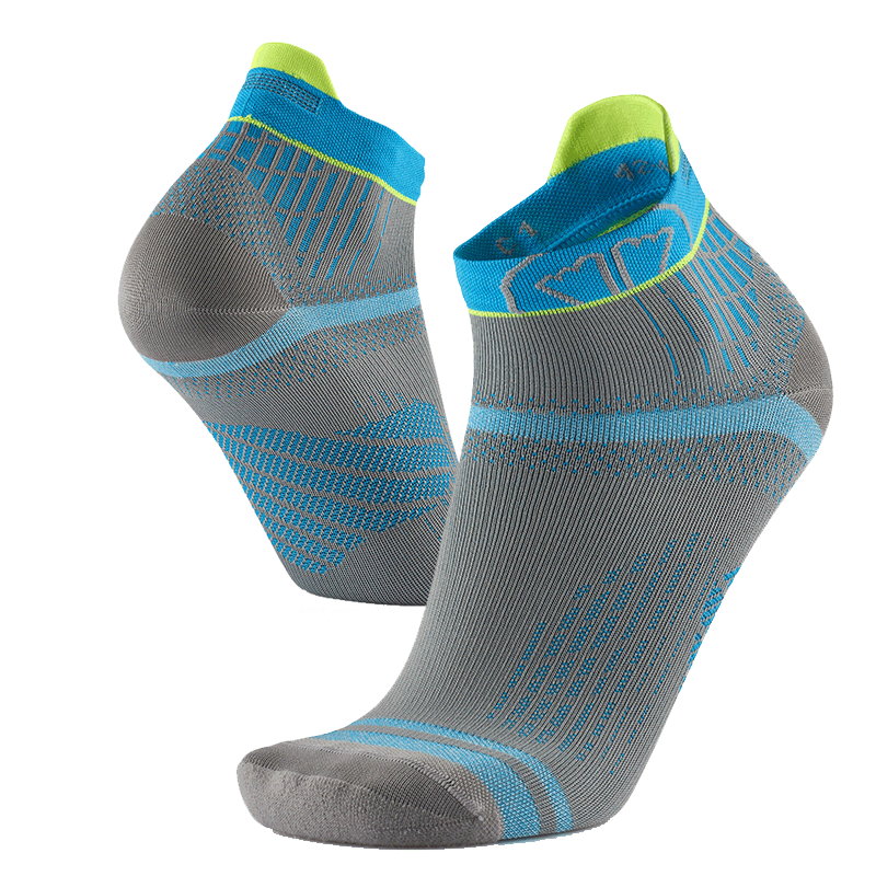 sidas-run-feel-set-2-paia-calze-running-grigio-turchese image 8