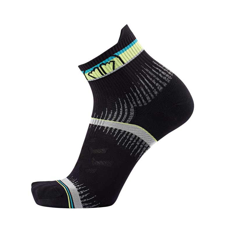sidas-run-ultra-race-calze-da-running-nero-giallo image 2