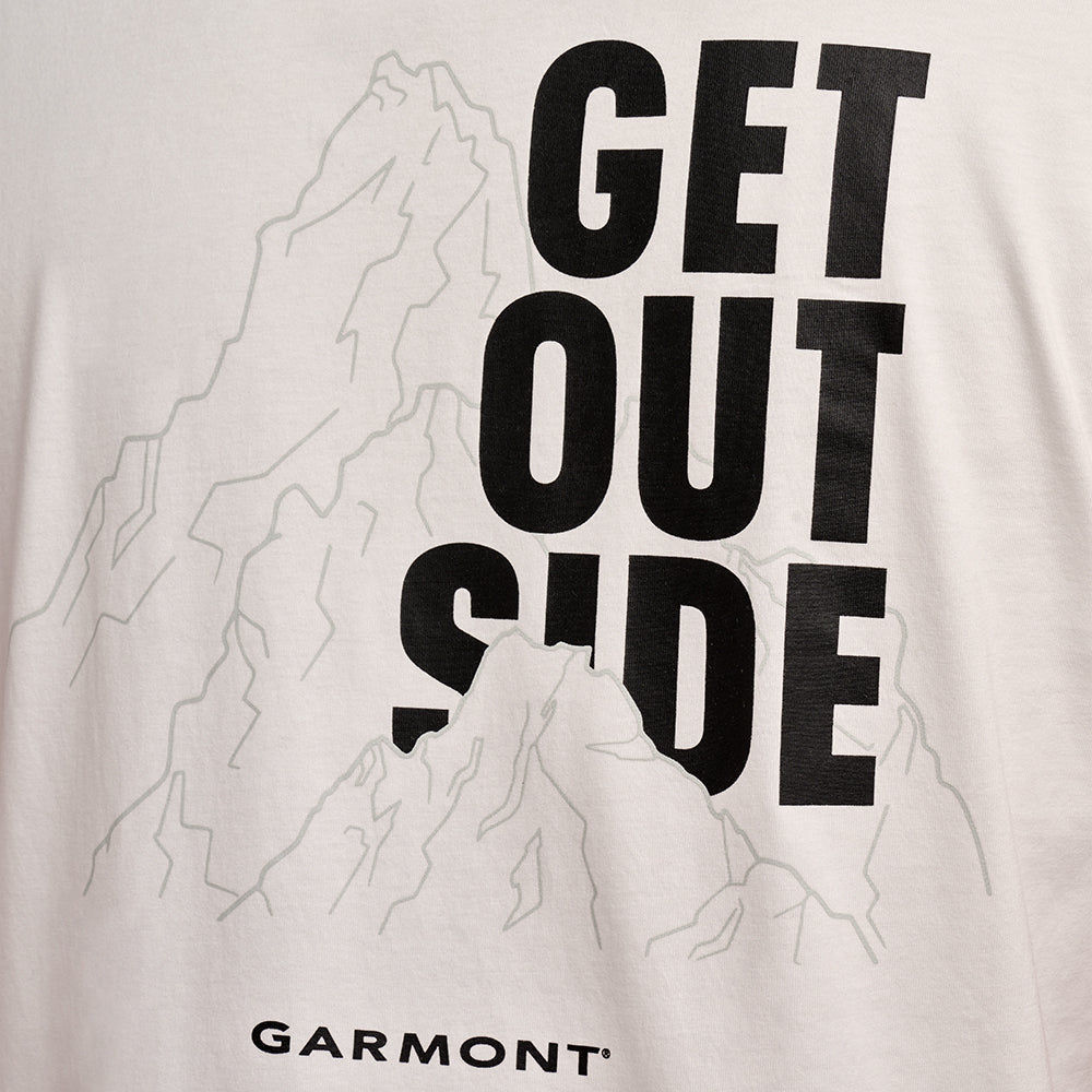 garmont-peak-t-shirt-unisex-bianca-in-cotone-per-escursioni image 4